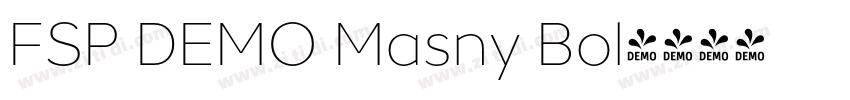 FSP DEMO Masny Bol字体转换 FSP DEMO Masny Bol字体转换